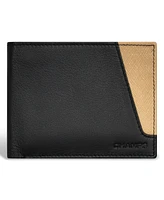 Champs Men's Iconic Collection Leather Center Wing Wallet