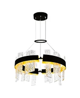 Cwi Lighting 14" Metal Guadiana Led Chandelier