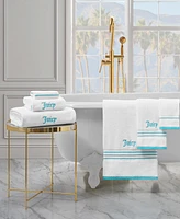 Juicy Couture Neon Border Cotton 6-Pc. Bath Towel Set