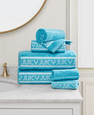 Juicy Couture Stripe Cotton 6-Pc. Bath Towel Set