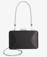 I.n.c. International Concepts Crystal Top Handle Mini Satin Frame Bag, Exclusively at Macy's