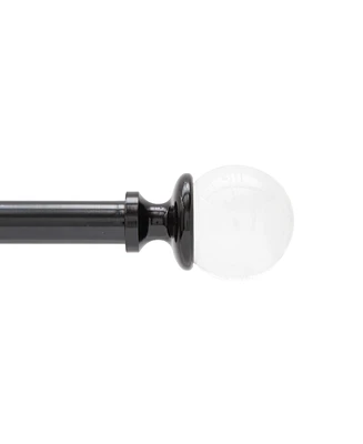 Kenney Clear Ball 1" Premium Decorative Window Curtain Rod