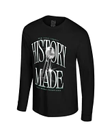 Stadium Essentials Men's and Women's Black New York Liberty 2024 Wnba Finals Champions History Made Roster Signature Long Sleeve T-shirt