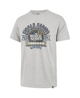 '47 Brand Men's Gray New York Yankees 2024 World Series Franklin T-shirt