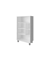 Fm Furniture Charco Bookcase in Melamine with Six Shelves