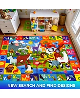 Quokka 78x59 Abc Classroom Rug for Kids - Alphabet Learning Area