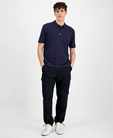 Hugo Boss Men's Dangula Relaxed Fit Short Sleeve Logo Polo Shirt