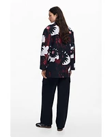 Desigual Women's Floral coat M. Christian Lacroix