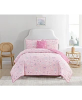 Alex + Bella Dreaming of Paris -Piece All-Season Reversible Cotton Quilt Set