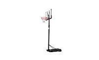 Slickblue Portable Removable Adult Basketball Stand with Transparent Backboard Adjustable Height Pc Design