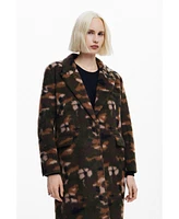 Desigual Women's Printed long coat