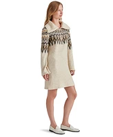 Steve Madden Women's Essa Half-Zip Sweater Dress