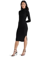 Steve Madden Women's Maja Mock Neck Midi Dress