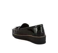 London Rag Strelka Tassel Detail Flatform Loafers