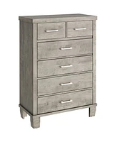 gaomon Dresser for Bedroom, 6 Drawer Dresser with Metal Handles