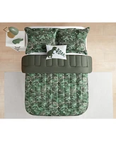 Alex + Bella Dino Forest Green -Piece Microfiber Comforter Set