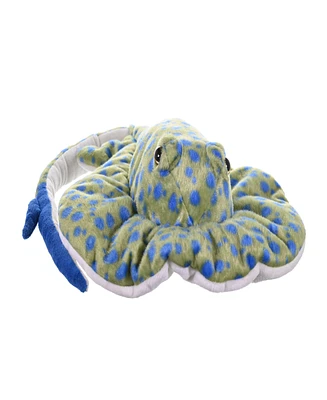 Wild Republic Cuddlekins Blue Spotted Ray Stuffed Animal, 12 Inches