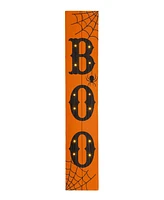 Glitzhome Lighted Wooden Boo Porch Sign, 42"