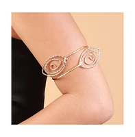 Sohi Women's The Swirl Statement Armlet