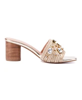 New York & Company Raquelle Women's Wood Heel Mule