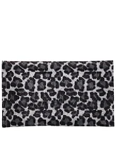 Nina Leopard Print All Over Crystal Envelope Clutch