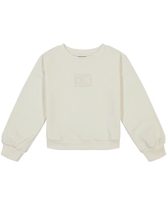 Calvin Klein Big Girls Bubble Sweatshirt