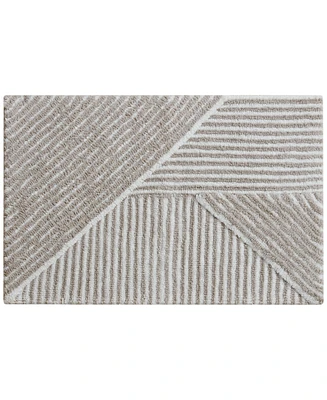 Decor Studio Luna Stripe Skid-Resistant Bath Rug, 20" x 30"