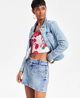 Guess Women's Nani Denim Mini Skirt