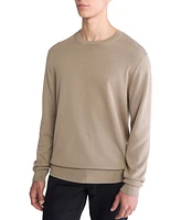 Calvin Klein Men's Long Sleeve Supima Cotton Crewneck Sweater