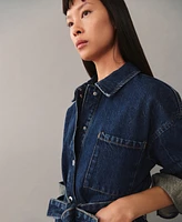 Mango Women's Bow Detail Denim Jacket