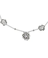 Le Vian Chocolatier Diamond Sculptural 18" Statement Necklace (1-5/8 ct. t.w.) in 14k White Gold