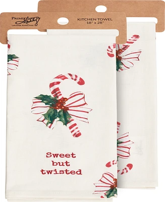 Primitives by Kathy Sweet but Twisted Kitchen Towel