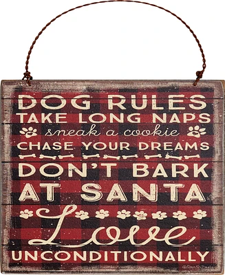 Primitives by Kathy Dog Rules Ornament