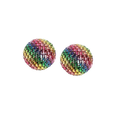 Sohi Women's The Mirror Stud Earrings