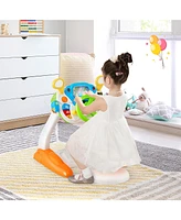 Gymax Kids Pretend Ride on Toy Driver Simulation Car Toddler Light Sound