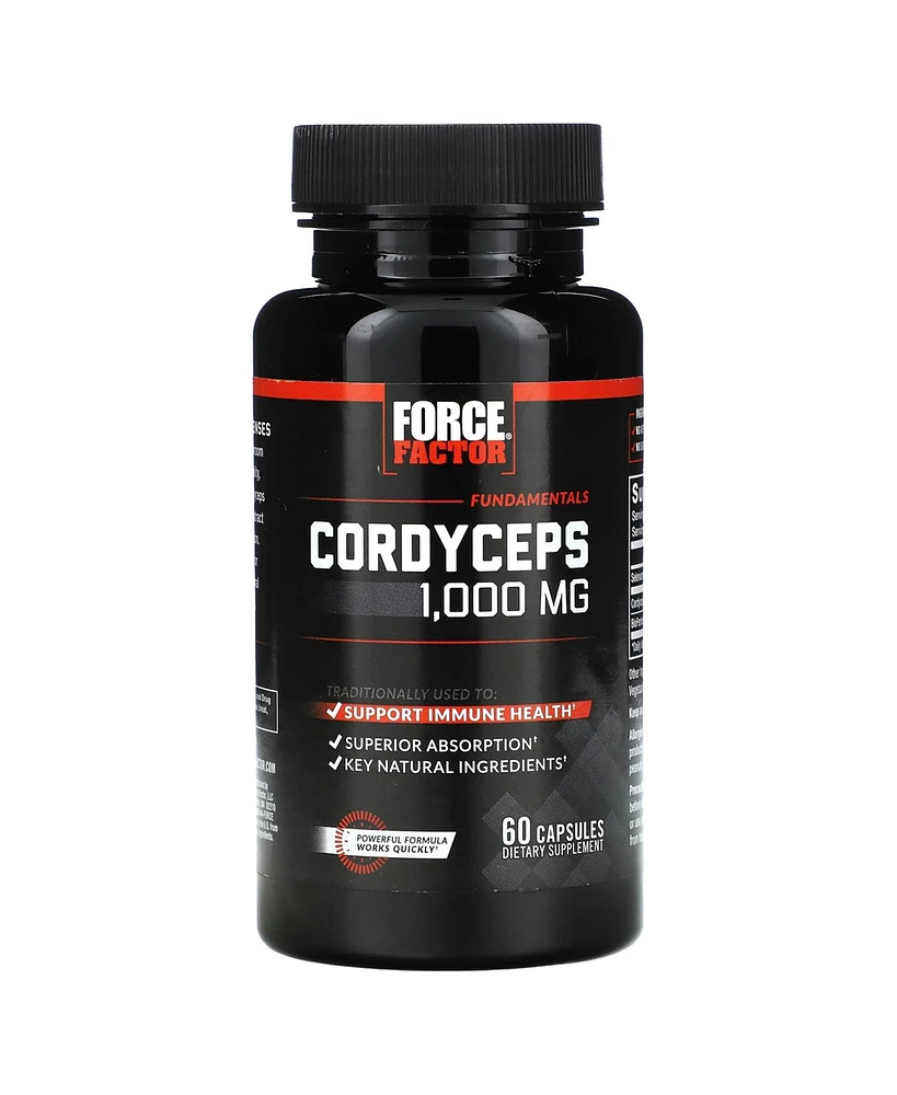 Force Factor Fundamentals Cordyceps 1 000 mg