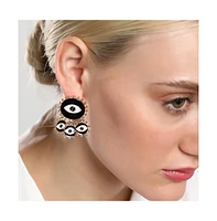 Sohi Women's The Malocchio Drop Earrings