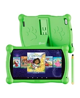 Contixo 7" Android Kids Tablet 32GB, Includes 50+ Disney Storybooks & Stickers, Protective Case with Kickstand Stylus, (2024 Model)