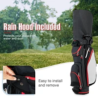 Hongge 9.5-Inch Golf Cart Bag with 14-Way Top Organizer
