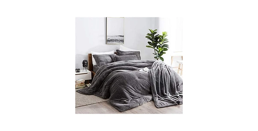 Coma Inducer Comforter - Charcoal - Oversized Bedding