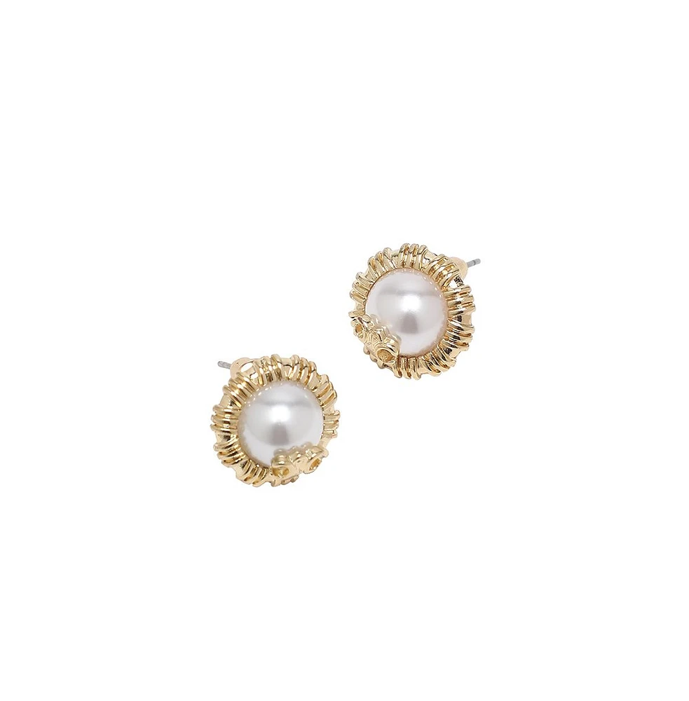 Sohi Women's The Regal Stud Earrings