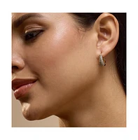 Sohi Women's The Bijou Huggie Hoop Earrings