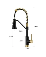 Flynama Pull out Touchless Single Handle Kitchen Faucet with MotionSense