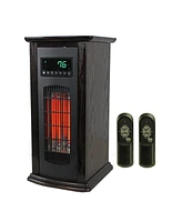 LifeSmart 1500W Portable 21" Electric Infrared Quartz Tower Space Heater, Indoor