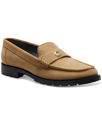 Coach Women's Jocelyn Leather Loafer Flats