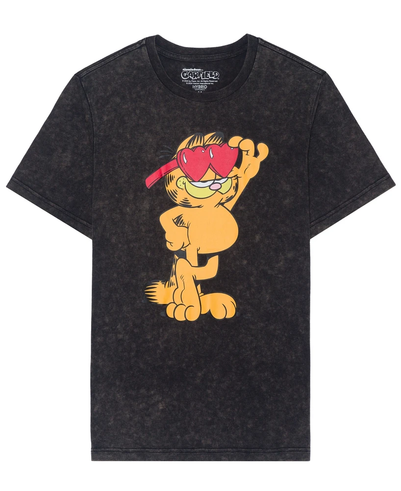 Hybrid Men's Garfield Washed Short Sleeve Tee