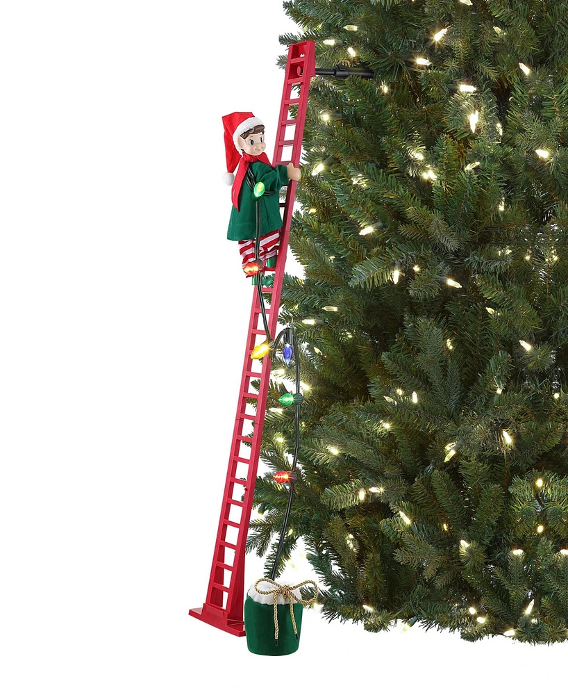 Mr. Christmas 43" Animated Ladder Climbing Elf