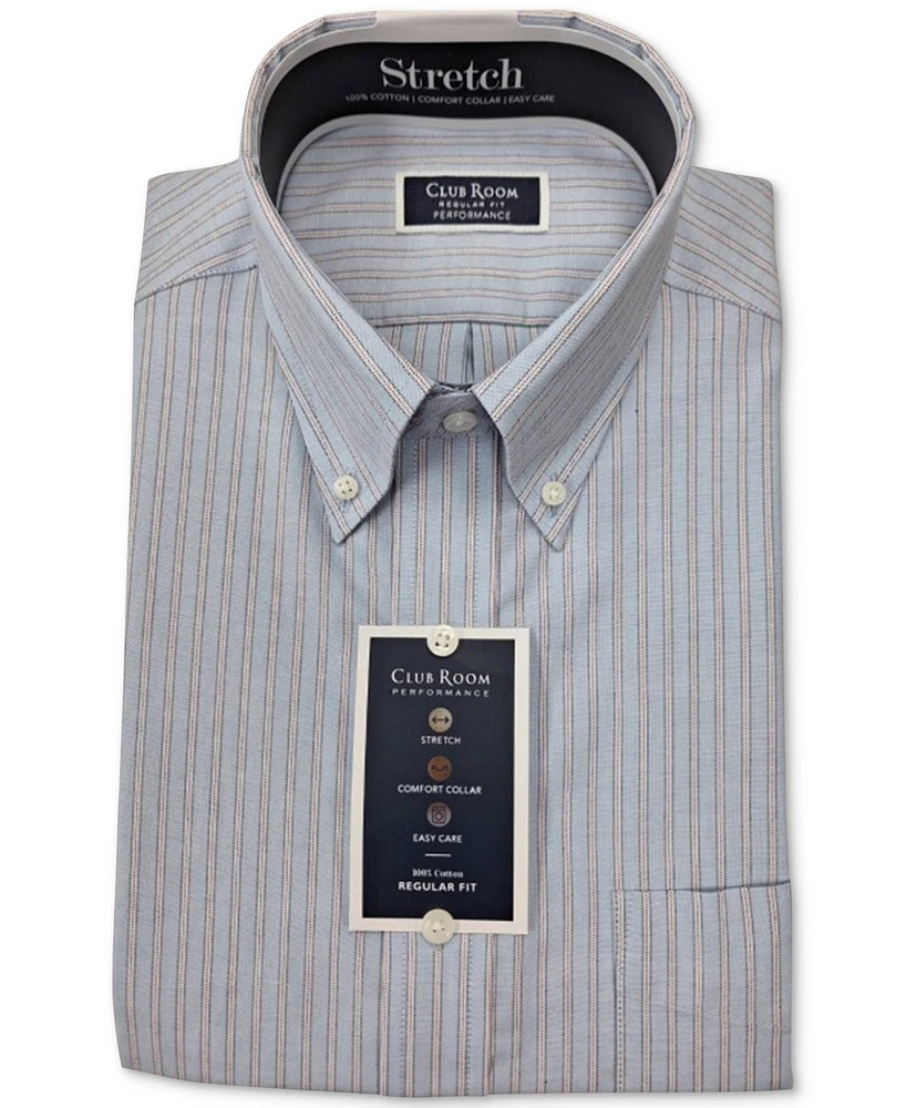 Club Room Men's Plaid Dress Shirt, Created for Macy's