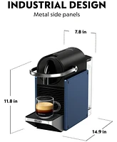 Nespresso Pixie Espresso Machine by De'Longhi, Dark Blue