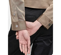 Dkny Women's Satin Zip-Front Jacket